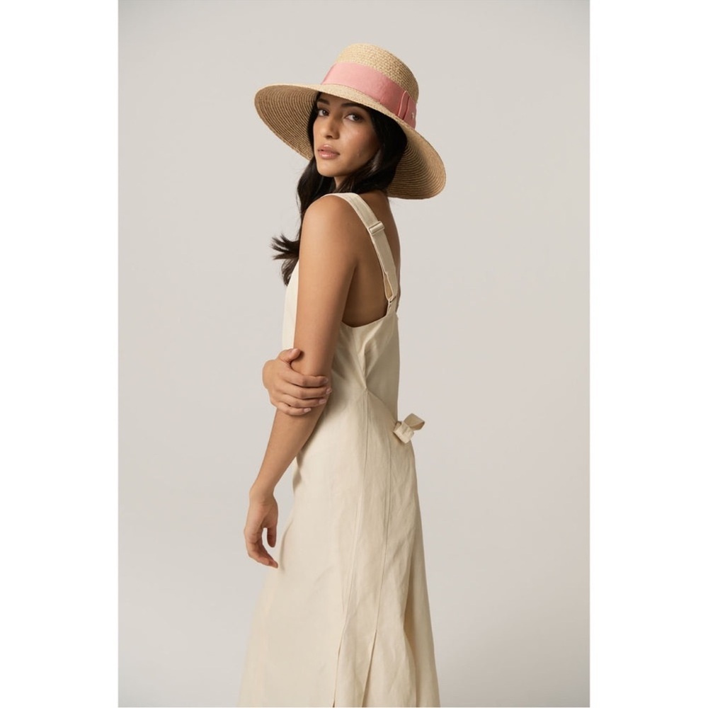 Helen Kaminski NWT 395$ purple ribbon hat